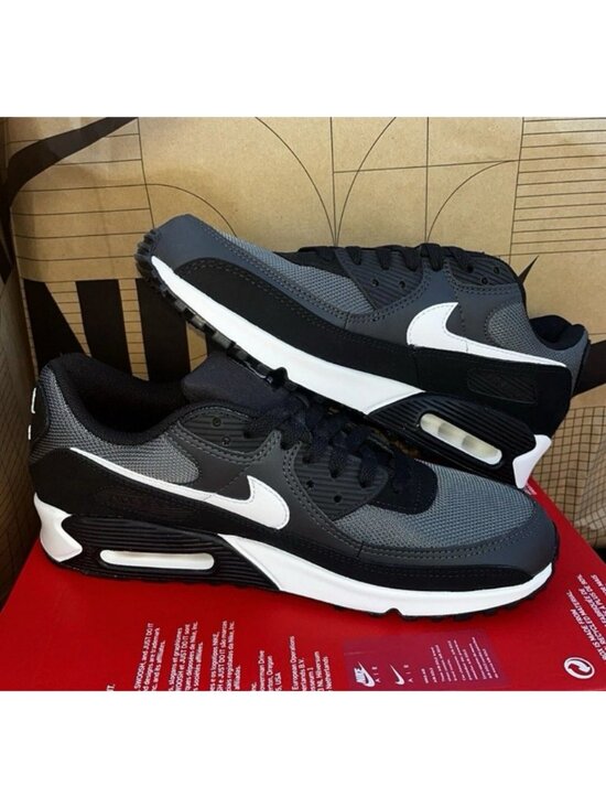 NEW Nike Air Max 90 Iron Grey Black White Anthracite CN8490-002 Size 15